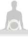DMI Universal Replacement Commode Splash Guard White 04 lb FSA HSA Eligible