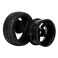 BQLZR Black RC 1 10 Tires and Wheels Set 256 Dia177 Hub Wheel Rims 5 Spoke  Rubber Tires Pack of 4