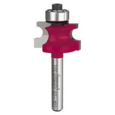 Freud 80102 18 Radius Traditional Beading Bit with 14 Shank Permashield Coating Red
