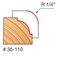 Freud 36110 14 Radius Beading Bit with 14 Shank