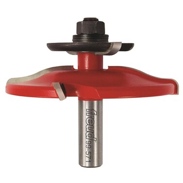 Freud 99571 312 dia Raised Panel Bit Wbackcutters with 12 shank 1316 large radius