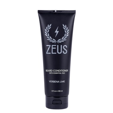 ZEUS Beard Conditioner Wash Cleansing  Moisturizing Beard Wash with Green Tea  Natural Ingredients to Soften Beard  8 oz Made in USA Verbena Lime