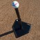 Champro Heavy Duty Rubber Batting Tee BLACK One Size BLACK