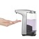 simplehuman 8 oz TouchFree Sensor Liquid Soap Pump Dispenser with Soap Sample Brushed Nickel