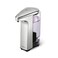 simplehuman 8 oz TouchFree Sensor Liquid Soap Pump Dispenser with Soap Sample Brushed Nickel