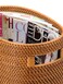 KOUBOO 1060037 Laguna Rattan Magazine Rack Honey Brown