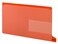 Smead End Tab Poly Out Guide TwoPocket Style Bottom Position Tab Legal Size Red 25 per Box 63950
