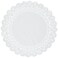 School Smart  85611 Paper DieCut Round Lace Doily 8 in White Pack of 100