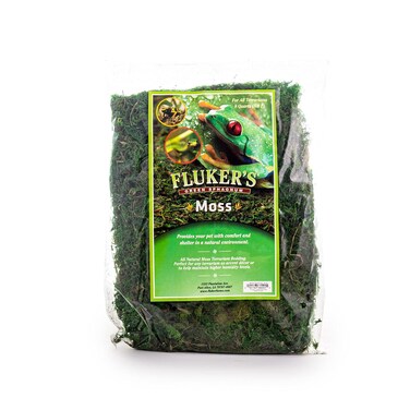 Flukers Green Reptile Terrarium Moss 8Quart Black
