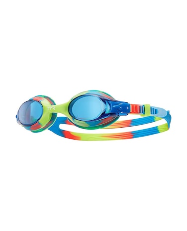 TYR Girls Pink  Purple Swimple Goggles BlueYellowPink One Size