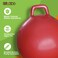 WALIKI Hopper Ball  Hippity Hop  Jumping Hopping Therapy Ball  Birthday Gift Idea for 3 4 5 Year Old  Red 1845CM