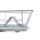 SpaceSaving 3Piece Dish Drainer Rack Set with Cutlery Holder  Maximize Kitchen Countertop Space Silver