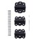 Wright Products V226BL 2 34 Adjustable  Self Closing Door Hinges Set of 2 Self Closing Hinges and 1 Adjustable Self Closing Hinge Black