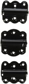 Wright Products V226BL 2 34 Adjustable  Self Closing Door Hinges Set of 2 Self Closing Hinges and 1 Adjustable Self Closing Hinge Black