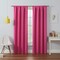 ECLIPSE Kendall Modern Blackout Thermal Rod Pocket Window Curtain for Bedroom or Living Room 1 Panel 42 X 54 Raspberry