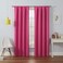 ECLIPSE Kendall Modern Blackout Thermal Rod Pocket Window Curtain for Bedroom or Living Room 1 Panel 42 X 54 Raspberry