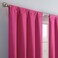 ECLIPSE Kendall Modern Blackout Thermal Rod Pocket Window Curtain for Bedroom or Living Room 1 Panel 42 X 54 Raspberry