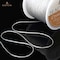 BEADNOVA 1mm Elastic Stretch Crystal String Cord for Jewelry Making Bracelet Beading Thread 60mroll Clear White