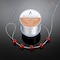 BEADNOVA 1mm Elastic Stretch Crystal String Cord for Jewelry Making Bracelet Beading Thread 60mroll Clear White