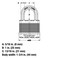 Master Lock M1XQ Magnum Heavy Duty Padlock with Key 4 Pack KeyedAlike