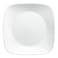 Corelle Vitrelle 6Piece Salad Plates Set Triple Layer Glass and Chip Resistant Lightweight Square 9Inch Plates White