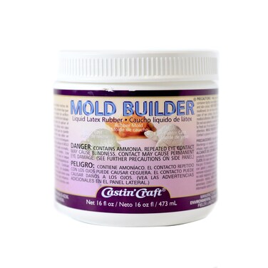 Environmental Technology Mold Builder Liquid Latex Rubber Off White16 oz  473 ml