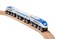 maxim enterprise inc Express Train Set Bullet Train for Wooden Train Track Train Set of 2 Engines  1 Passenger Car Compatible with Thomas and Friends Brio  Other Major Brand Wooden Railways