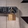 Master Lock 150D Brass Padlock Silver