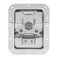 Reliable Hardware Company RHA3004A Large Butterfly Spring Loaded Road Case Recessed Latch Zinc