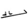 National Hardware N165902 Gate Cane Bolt 12 x 12 Coated with WeatherGuard Protection Black Plated Steel