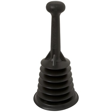 Plumb Craft 11 12 Universal Powerful Mini Home Plunger Black 1 Pack