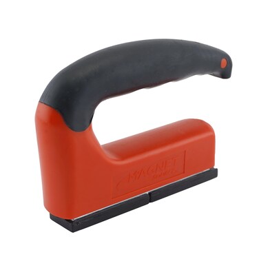 Master Magnetics Strong Magnet with Ergonomic Handle  100 lb Pull Force Red 07501