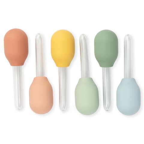 Inspire My Play 6 x Pastel Liquid Droppers For Kids Crafts  Sensory Play Pipettes for Kids  Sensory Play Toys and Accessories