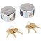 Trimax THP2XL Keyed Alike Trailer Door Lock Pack of 2 Silver