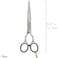 Jaguar Hairdressing Shears Pre Style Ergo 60 Inch Professional Stainless Steel Hair Cutting  Trimming Scissors for Salon Stylists and Barbers Satin Finish Look Classic Design Made in Germany