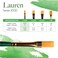 Princeton Lauren Paintbrush Size 34 inch Evergreen