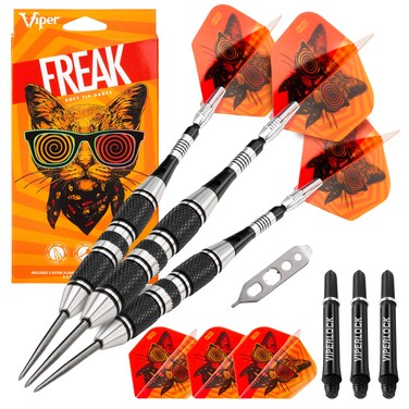 Viper The Freak Steel Tip Darts Grooved Barrel 22 Grams