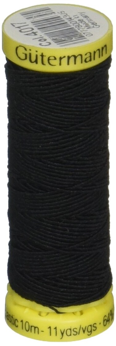 Gutermann Elastic Thread 11 YardsBlack