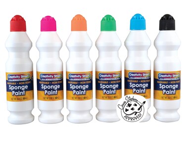 Chenille Kraft Sponge Set Activity Paint pack of 6