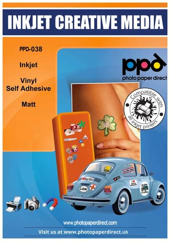 PPD Ppd Printable Vinyl Sticker Paper For Inkjet Printer
