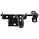 National Hardware N165506 Sliding Bolt Door  Gate Latch Steel Coated with WeatherGuard Protection Black