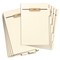 Smead Stackable Folder Divider with Fastener Bottom 15Cut Tab Letter Size Manila 50 per Box 35600