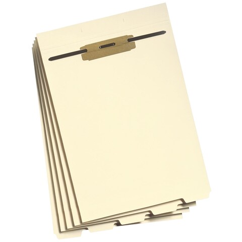 Smead Stackable Folder Divider with Fastener Bottom 15Cut Tab Letter Size Manila 50 per Box 35600