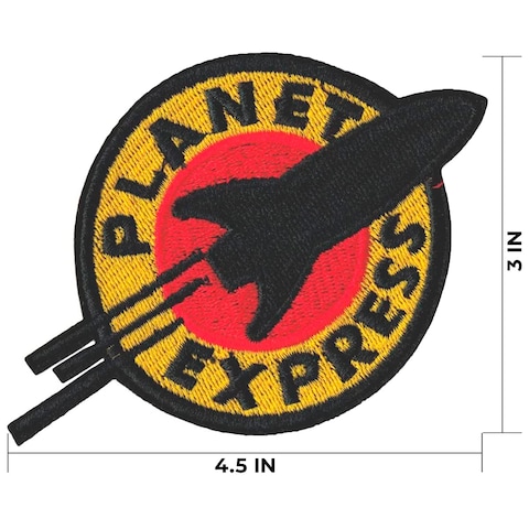 Futurama Backpack Patches  Planet Express Patches Iron on Sew on Patches for Clothing  Futurama Patch Cotton Patches for Clothes Tactical Clothing Patch Applique Patches for Backpacks
