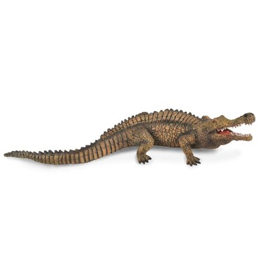 CollectA Prehistoric Life Sarcosuchus Toy Dinosaur Figure  Authentic Hand Painted  Paleontologist Approved Model 73L x 2H