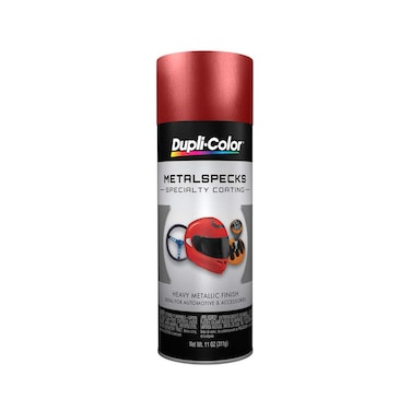 DupliColor EMS300007 Metal Specks Automotive Paint  Retro Red Spray Paint  11 oz Aerosol Can