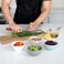Nordic Ware Mini Prep and Serve Mixing Bowls Set 4Piece EarthTones