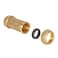 Eastman 5 Inch Long Pattern Compression Coupling 1 Inch IPS x 114 Inch CTS Brass Plumbing Fitting 20547LF