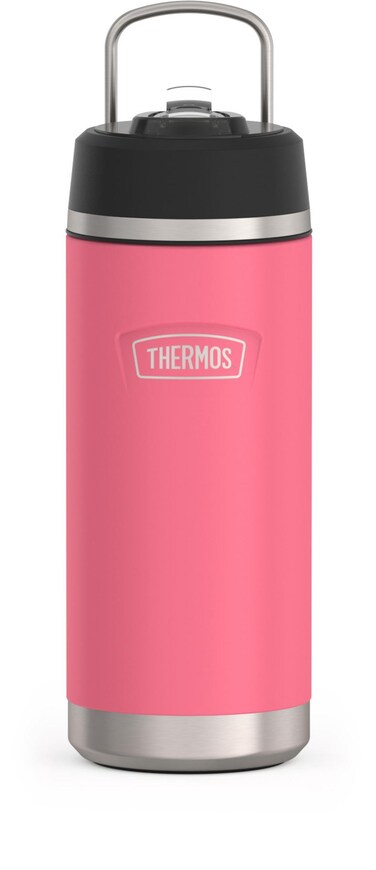 THERMOS ICON SERIES Insulated Water Bottle with Straw Lid  18 Ounce Hot Pink  Stainless Steel Vacuum Insulated Water Bottle with Straw Lid
