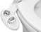 LUXE Bidet NEO 185  SelfCleaning Dual Nozzle NonElectric Bidet Attachment for Toilet Seat Adjustable Water Pressure Rear and Feminine Wash White
